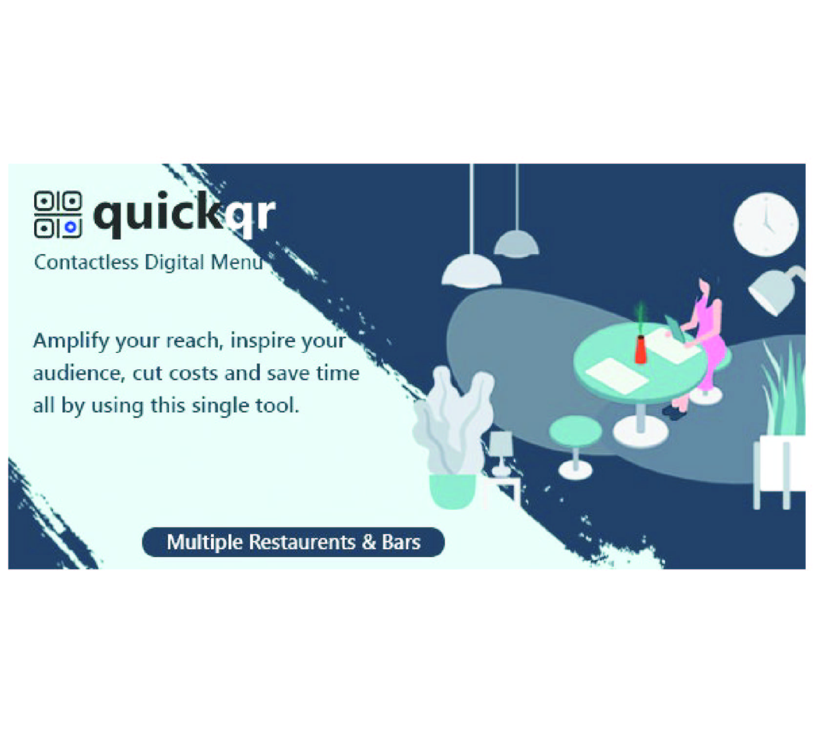 QuickQR - Saas - 二维码餐厅菜单制作工具
